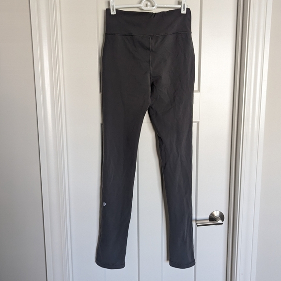 Lululemon Skinny Will Pants - Full Length 33" - Charcoal Grey sz 8 - Picture 4 of 6